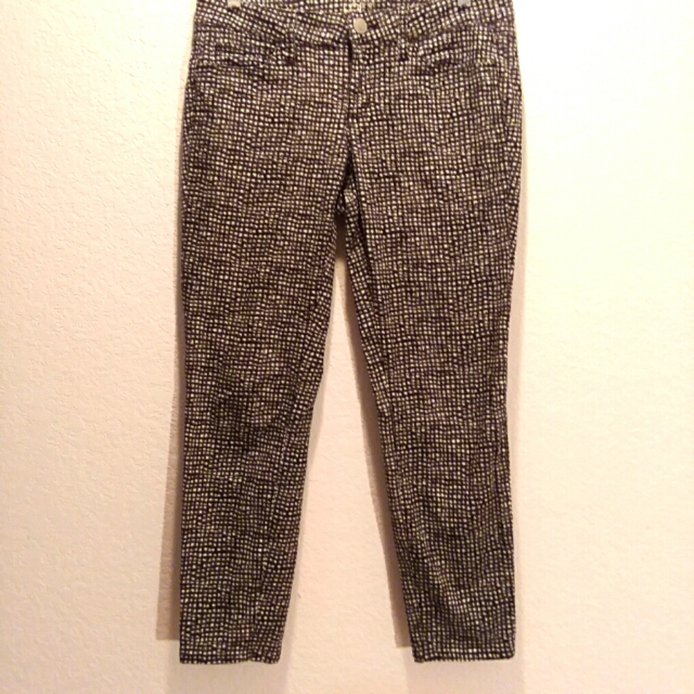SALE! Loft Modern Super Skinny Patterned Jeans
